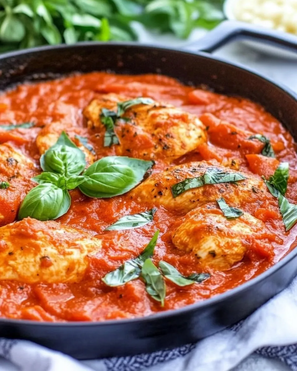 Homemade Creamy Tomato Basil Chicken Skillet recipe photo