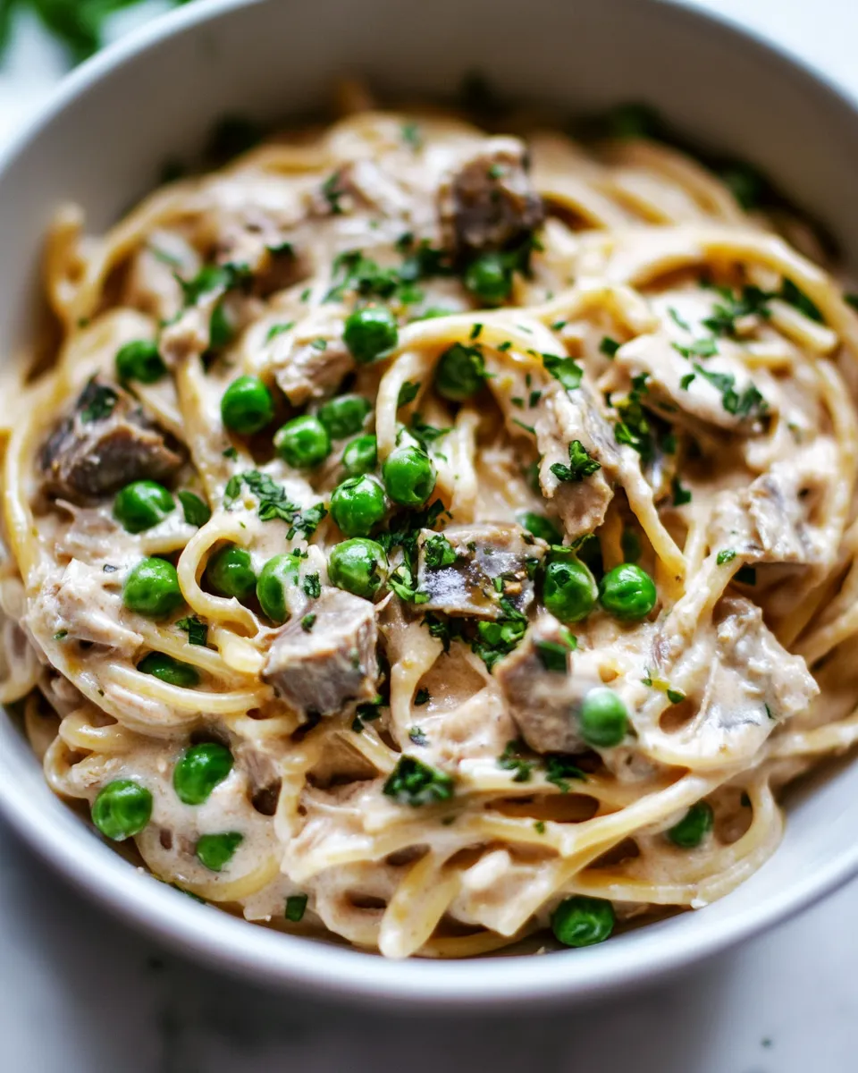 Homemade Creamy Tuna Pasta photo