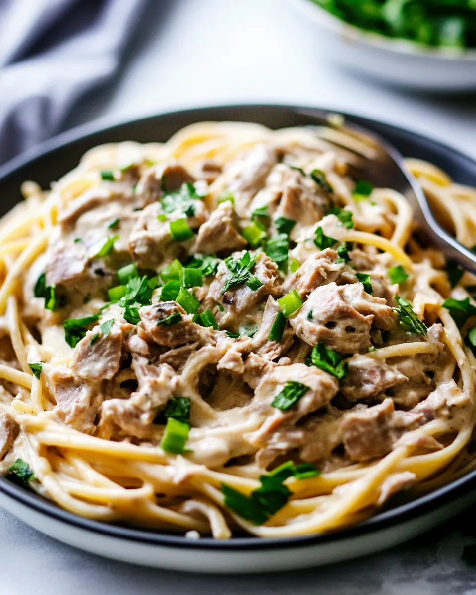 Classic Creamy Tuna Pasta image