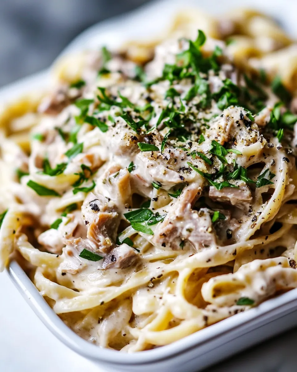 Easy Creamy Tuna Pasta recipe photo