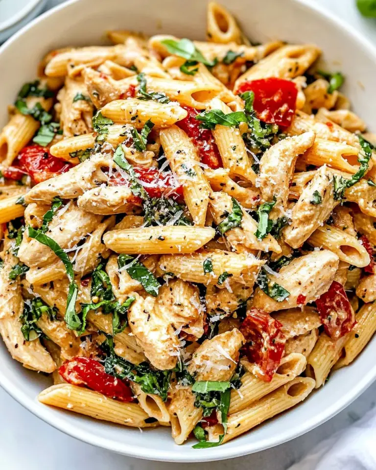 Homemade Creamy Tuscan Chicken Pasta Recipe photo