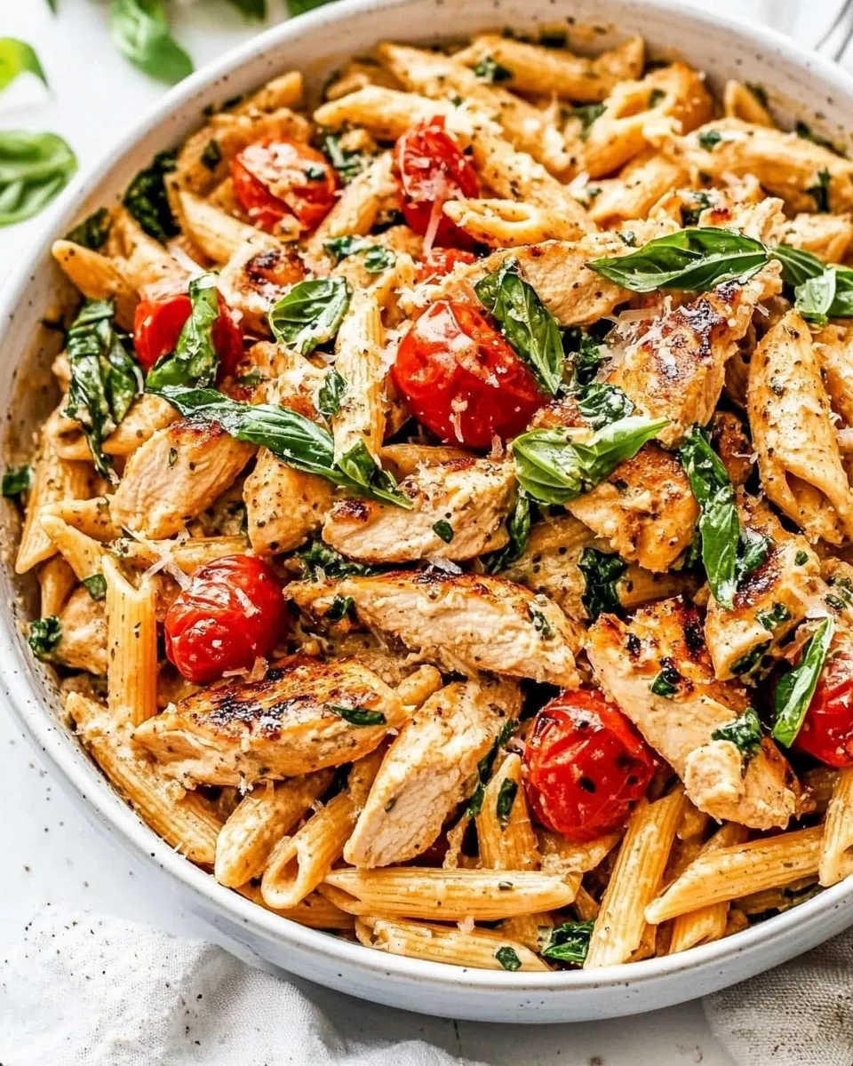 Classic Creamy Tuscan Chicken Pasta Recipe image