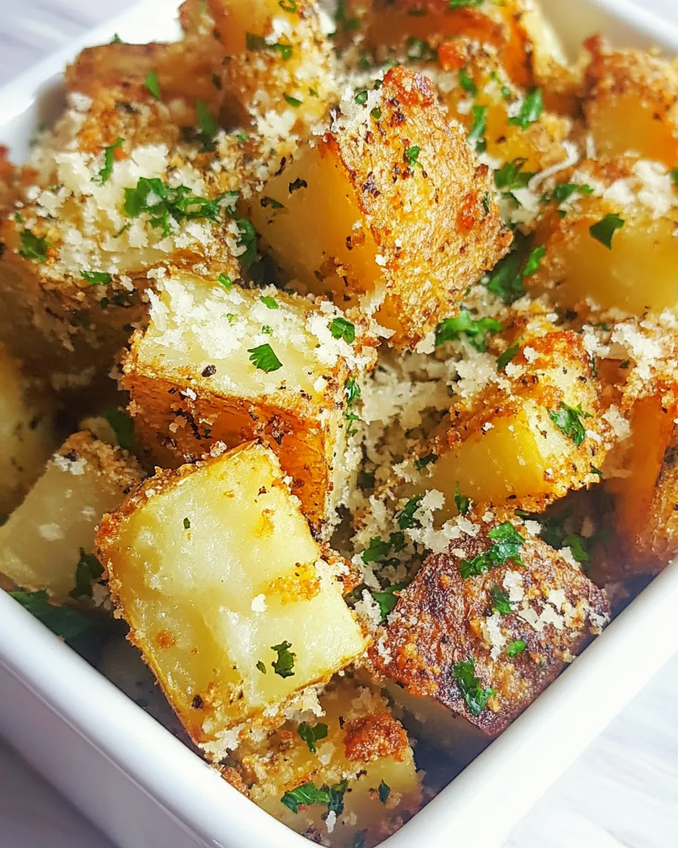 Homemade Crispy Crunchy Parmesan Potatoes photo