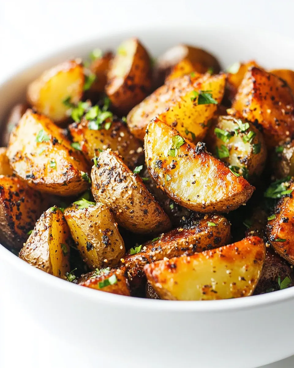 Homemade Crispy Golden Potatoes photo