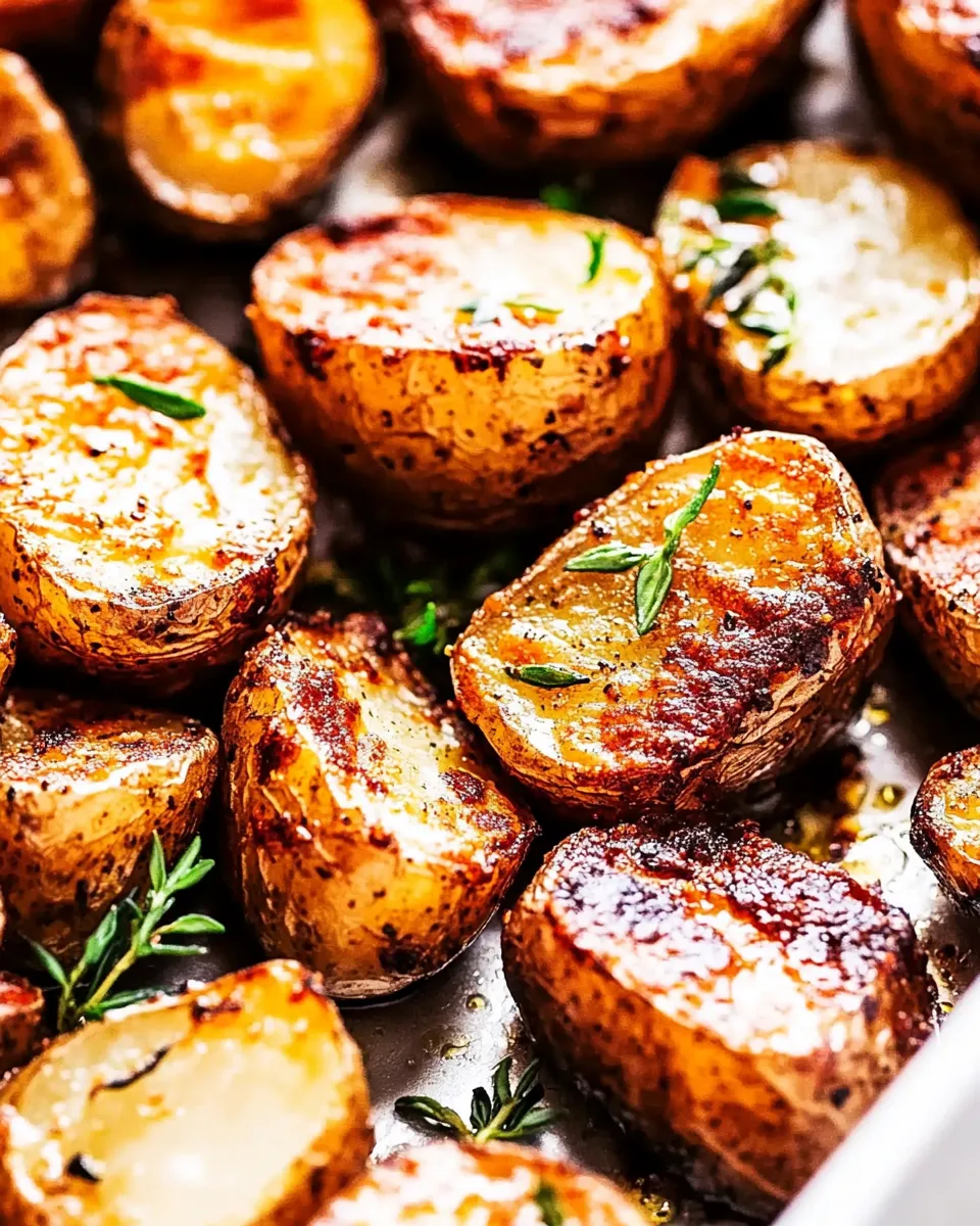 Delicious Crispy Roasted Potatoes Recipe dish photo