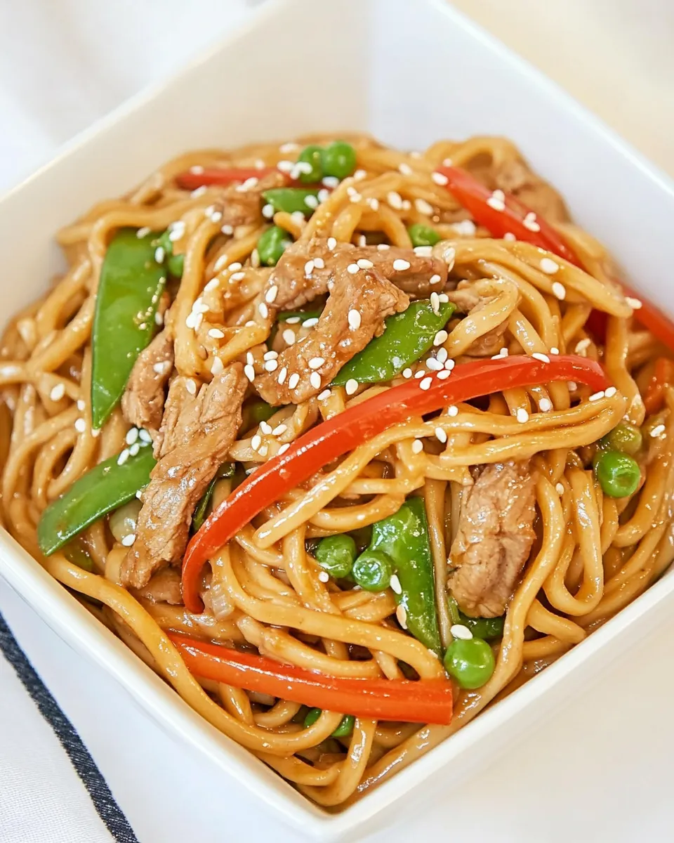 Easy Crock Pot Lo Mein photo