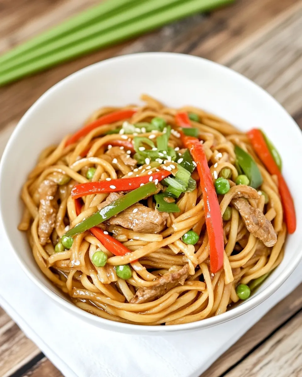 Delicious Crock Pot Lo Mein image