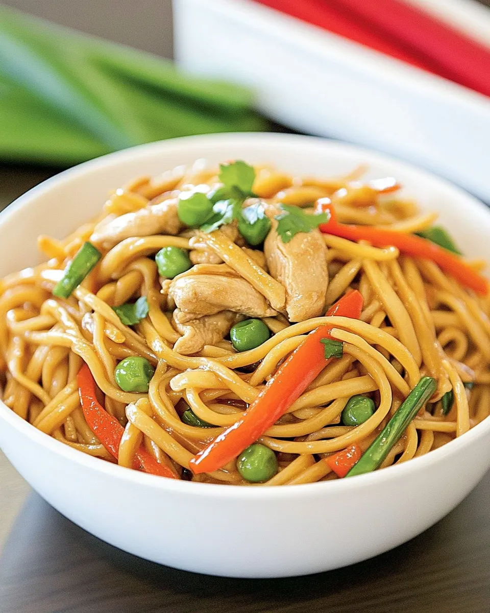 Tasty Crock Pot Lo Mein dish photo