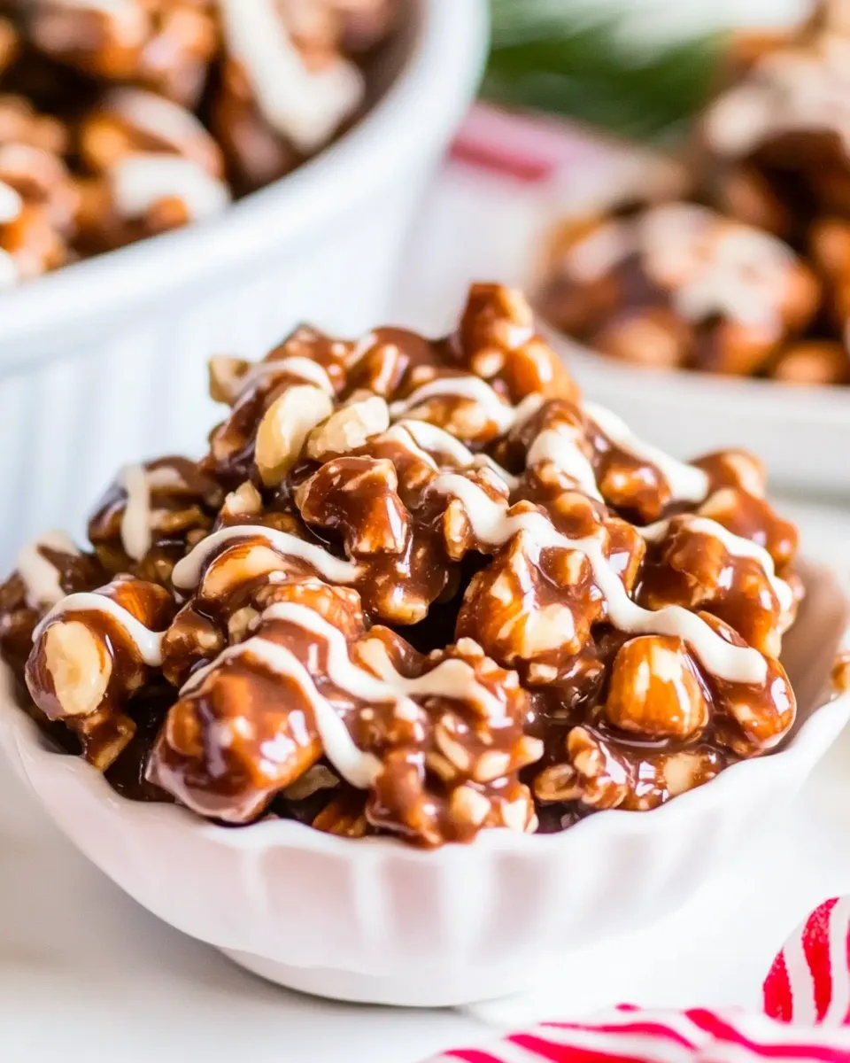 Easy Crock Pot Nut Clusters recipe photo