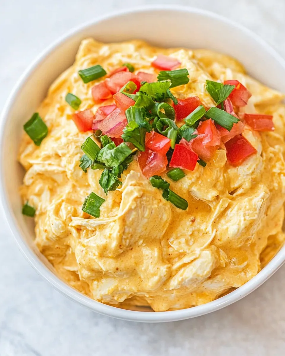 Delicious Crockpot Queso Chicken recipe image