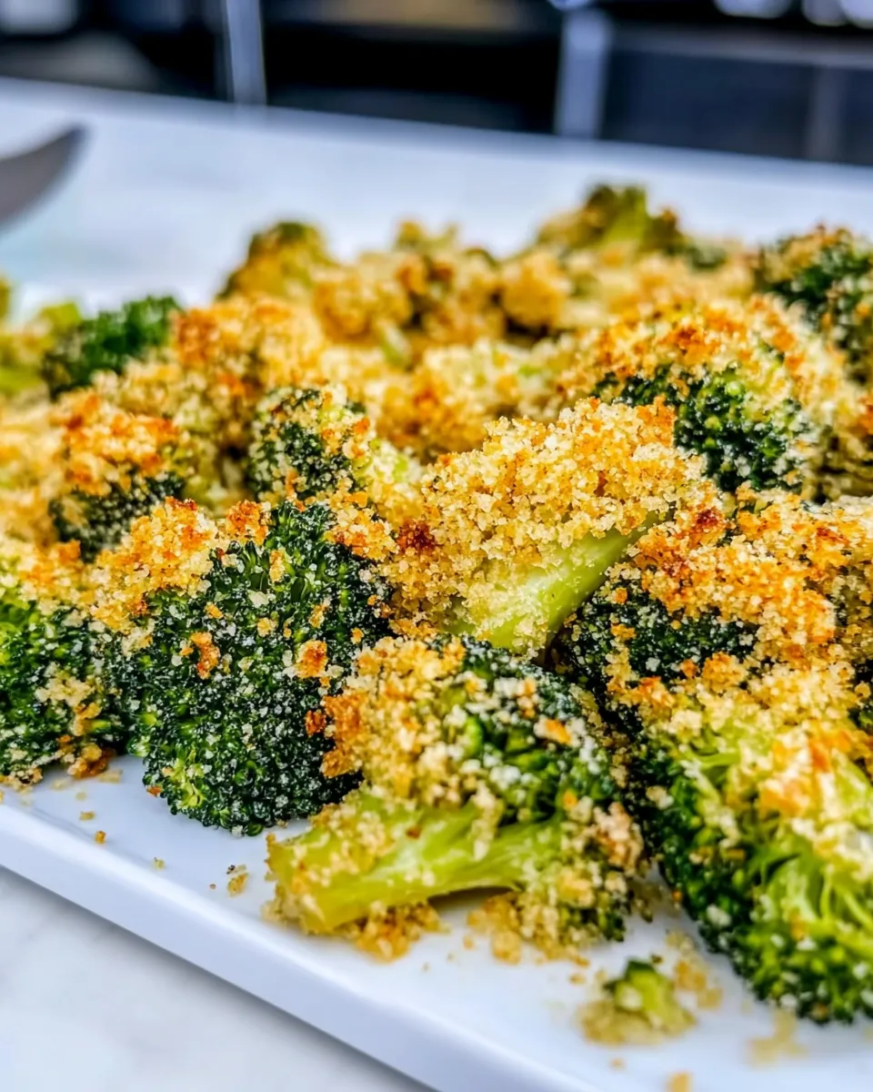 Delicious Crunchy Baked Broccoli image