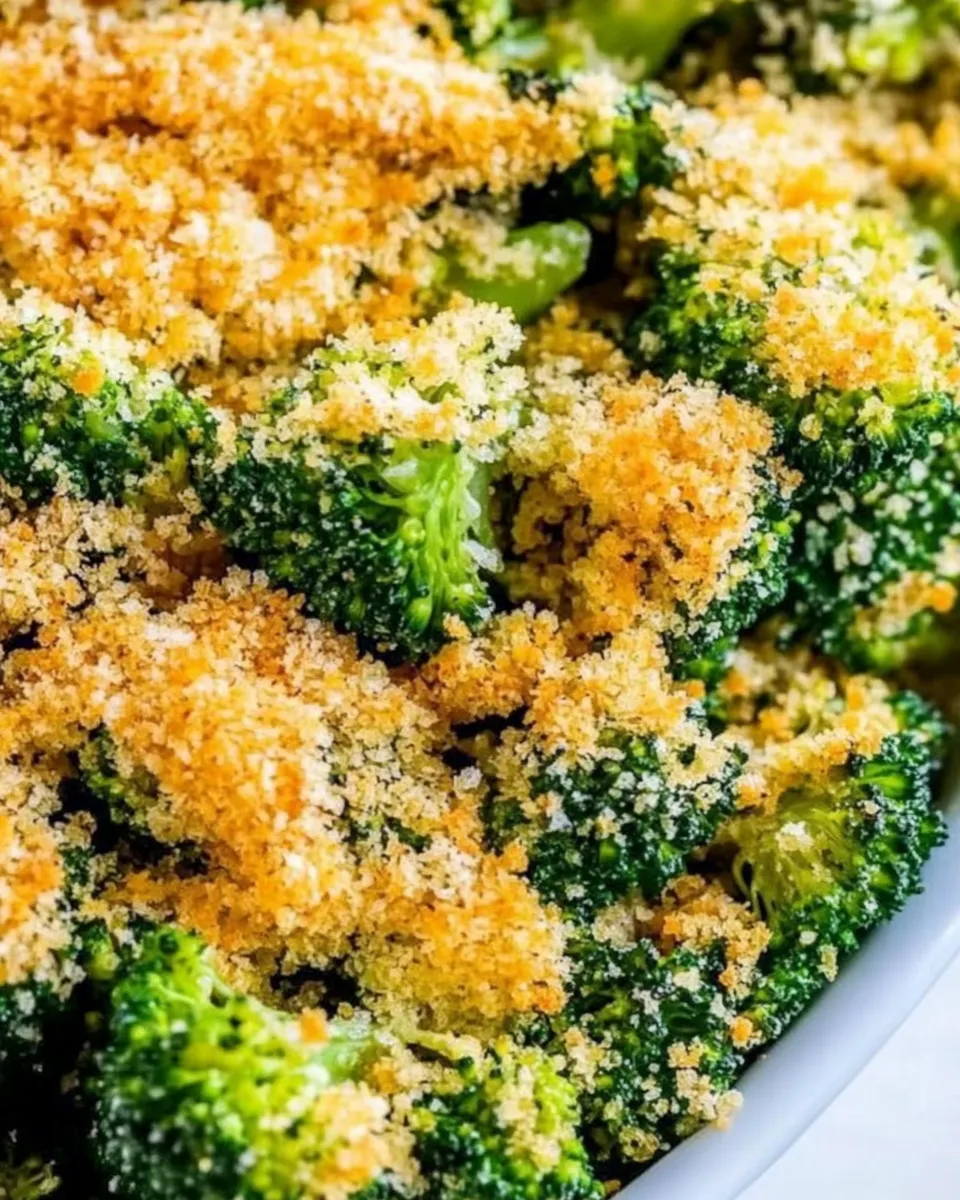 Healthy Crunchy Baked Broccoli dish photo