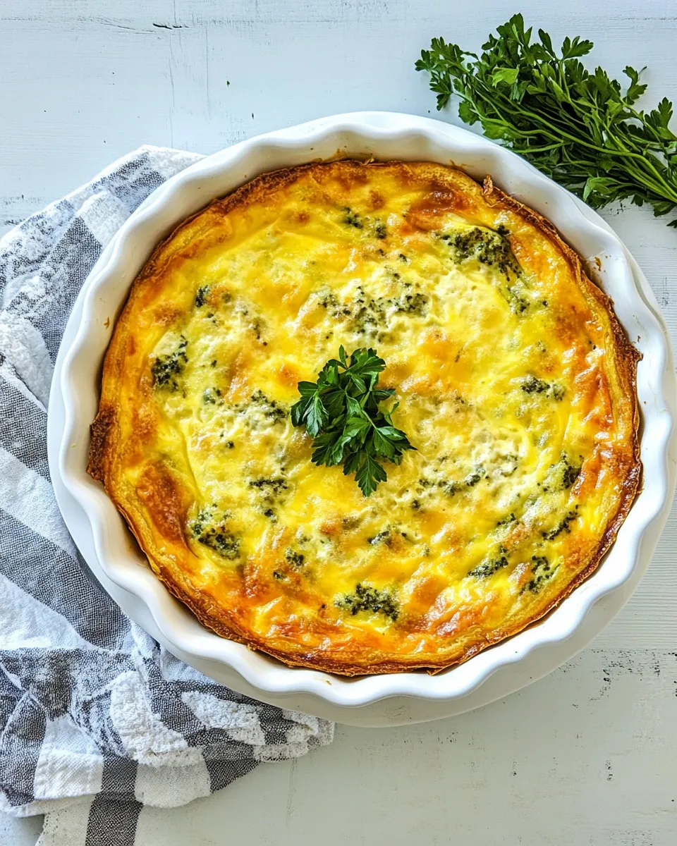 Homemade Crustless Quiche photo