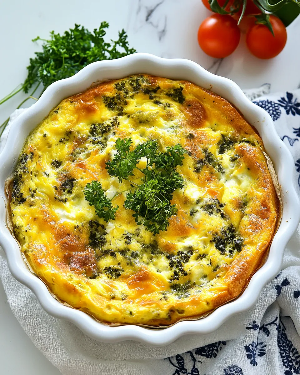 Classic Crustless Quiche image