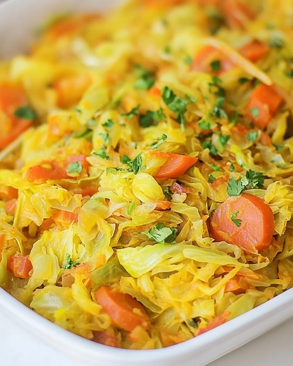 Easy Curry Sauted Cabbage (Paleo, Vegan, Keto) photo