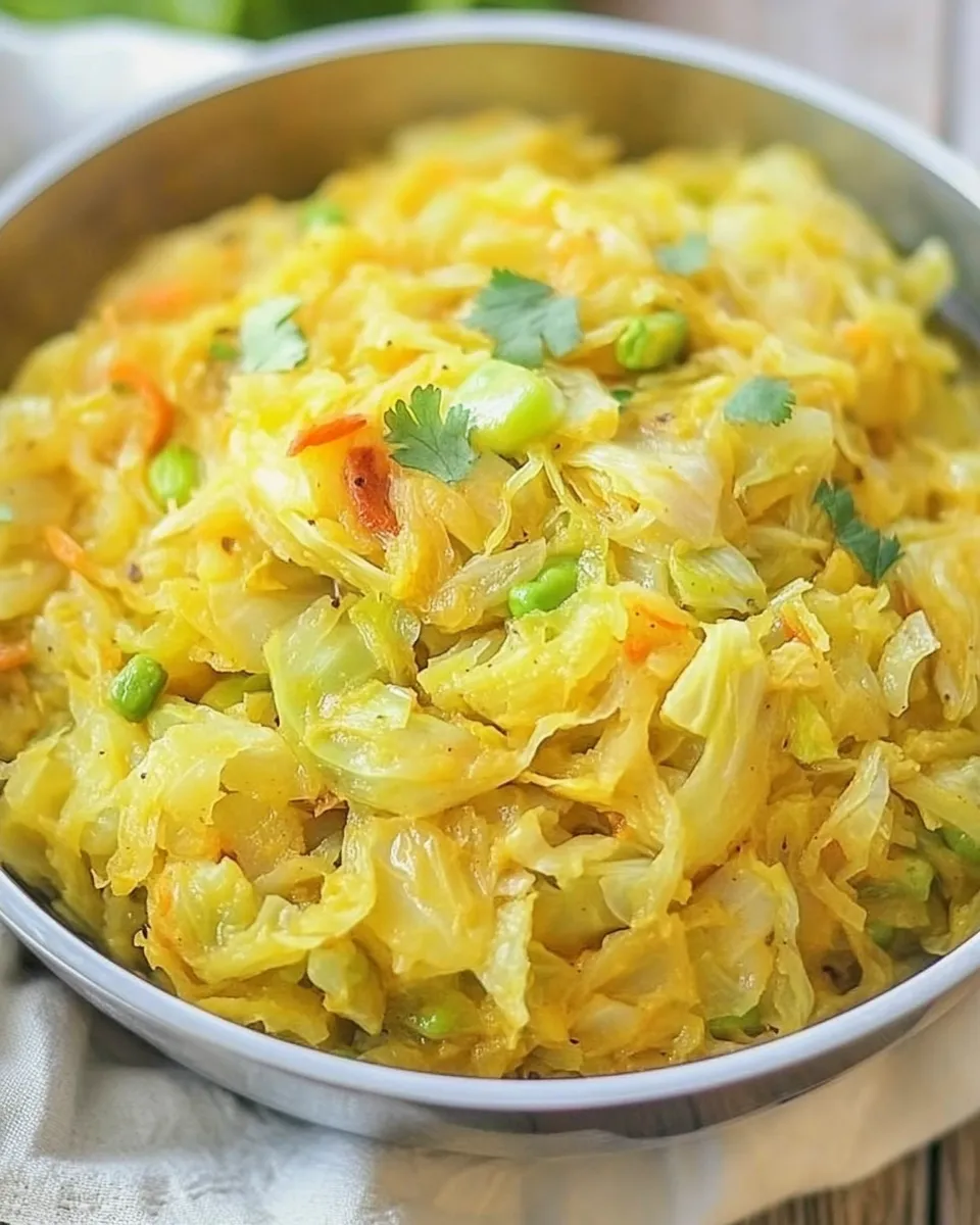 Quick Curry Sauted Cabbage (Paleo, Vegan, Keto) dish photo