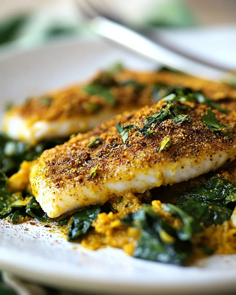 Easy Curry Spiced Sole Recipe shot