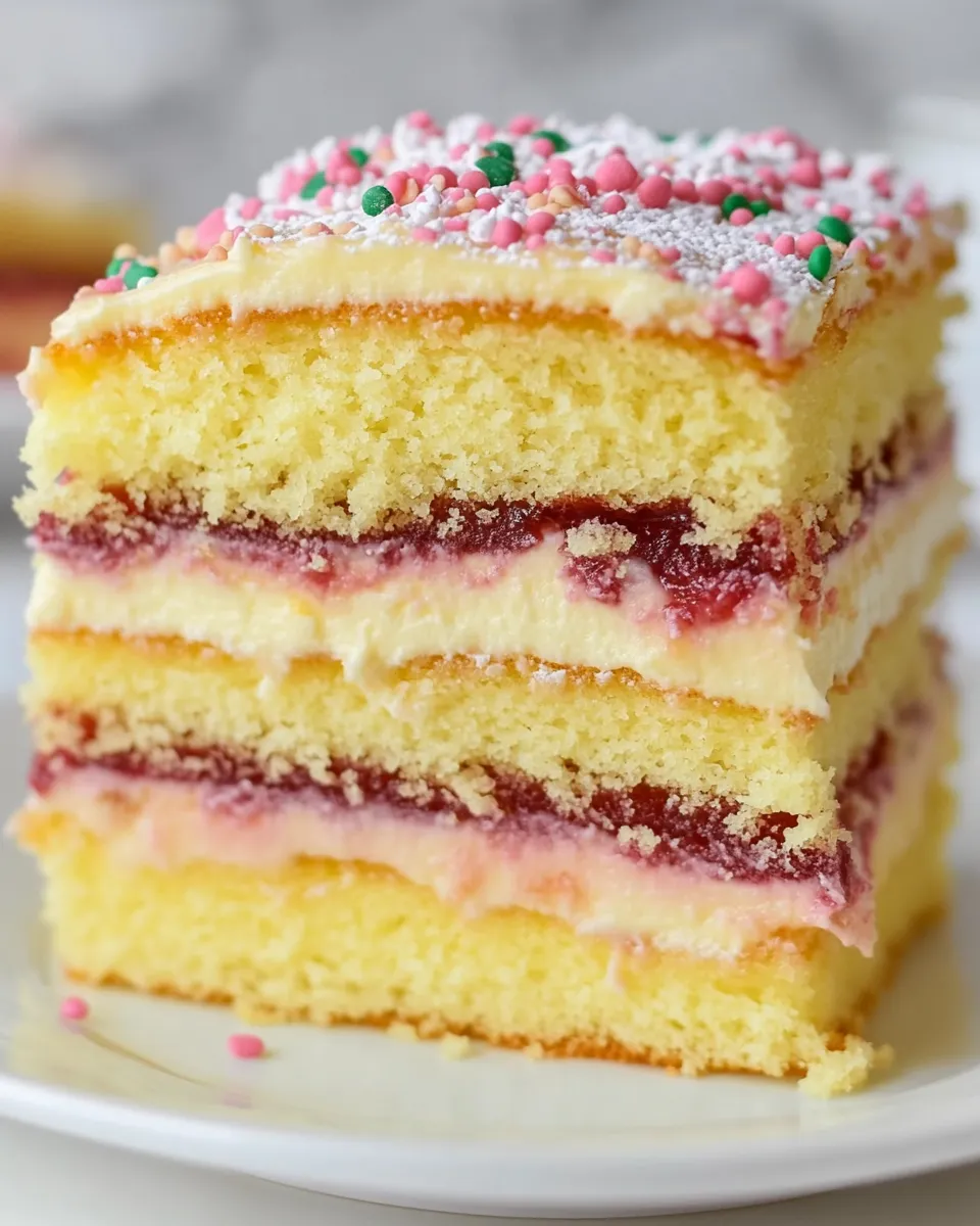 Delicious Danish Layer Cake (Dansk Lagekage) shot