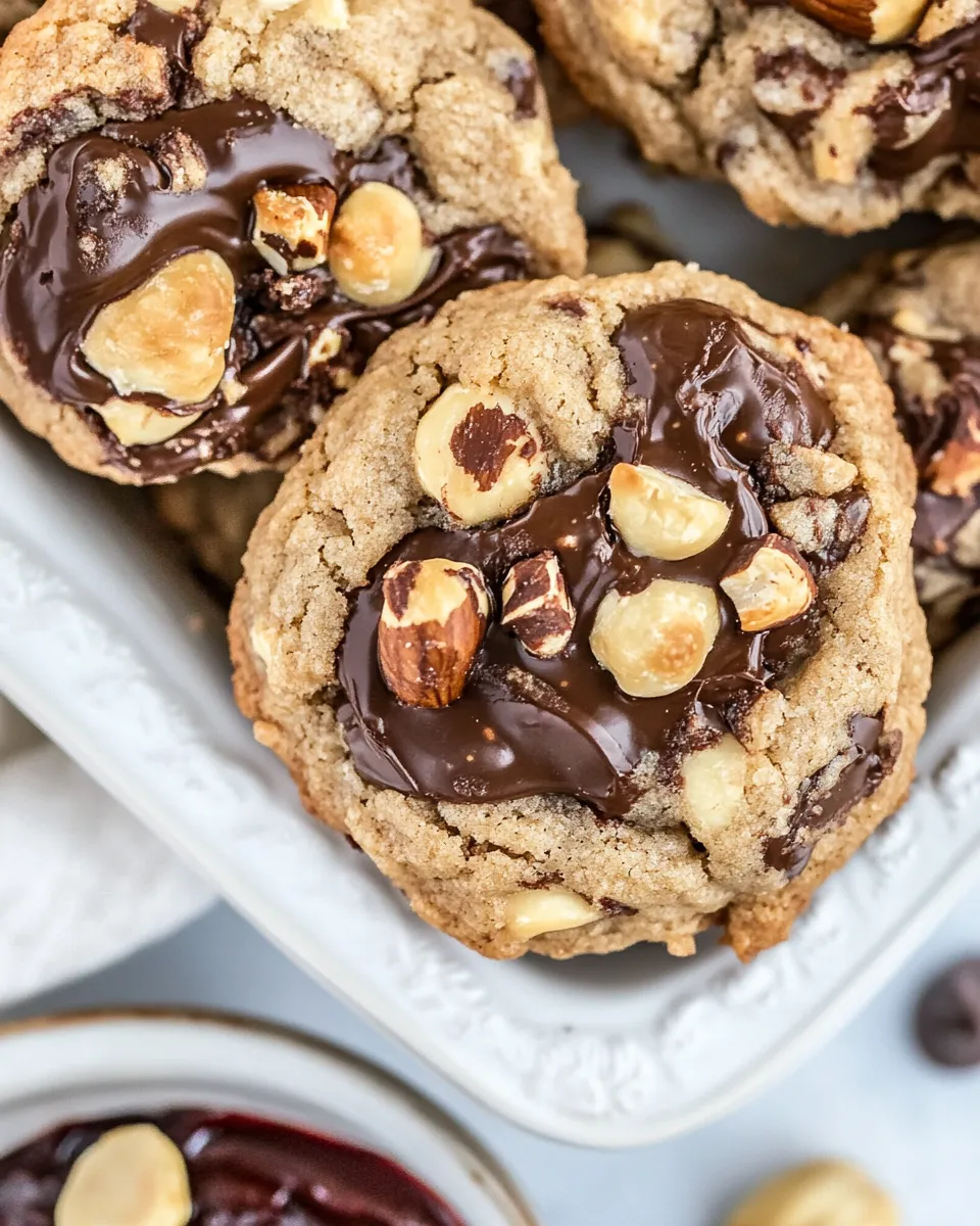 Classic Dark Chocolate Chip Hazelnut Cookies image