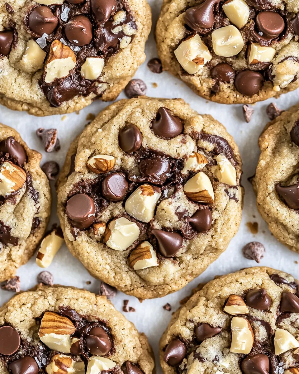 Delicious Dark Chocolate Chip Hazelnut Cookies shot