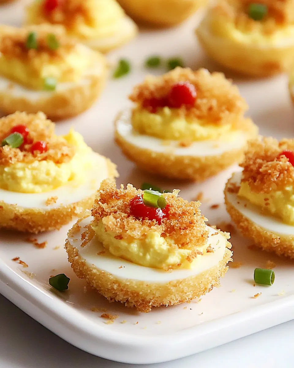 Homemade Deep-Fried Deviled Eggs Recipe photo