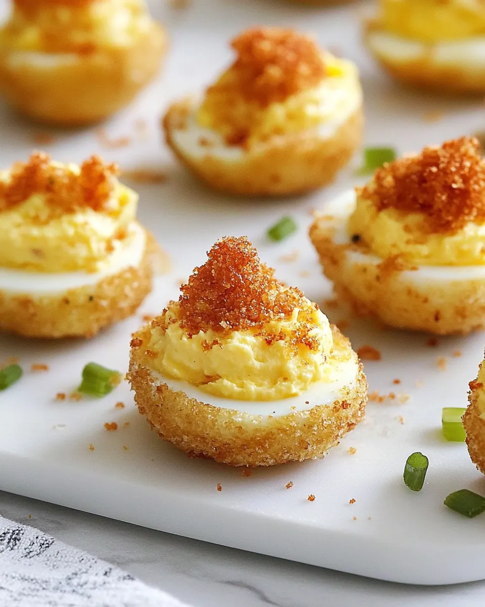 Classic Deep-Fried Deviled Eggs Recipe image