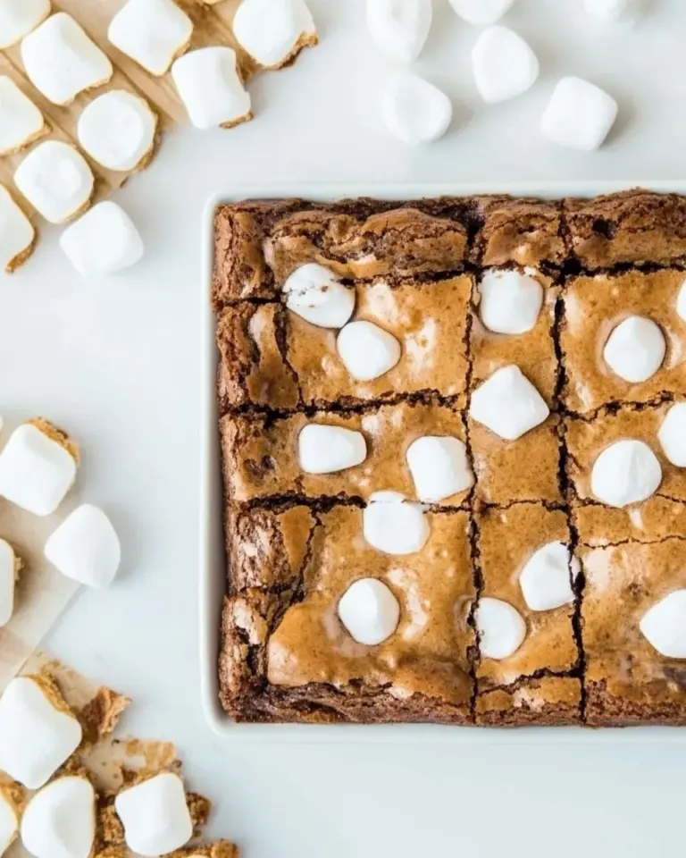 Homemade Disappearing Marshmallow Brownies photo