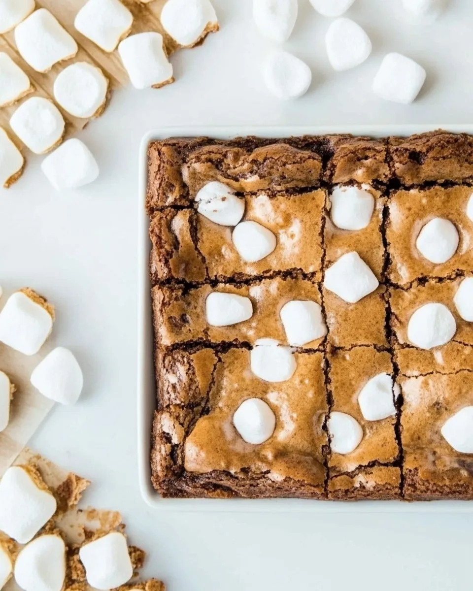 Homemade Disappearing Marshmallow Brownies photo
