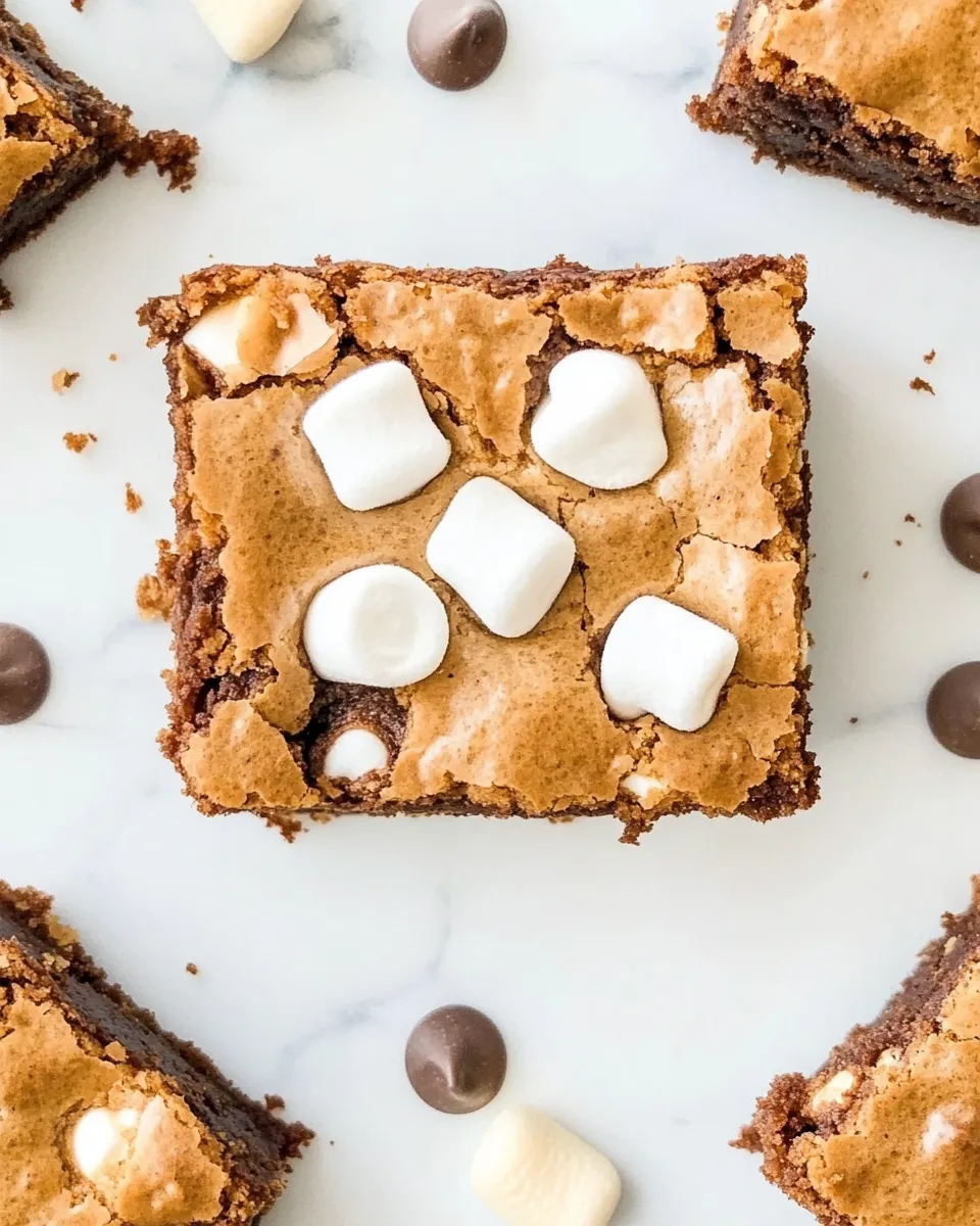 Delicious Disappearing Marshmallow Brownies image