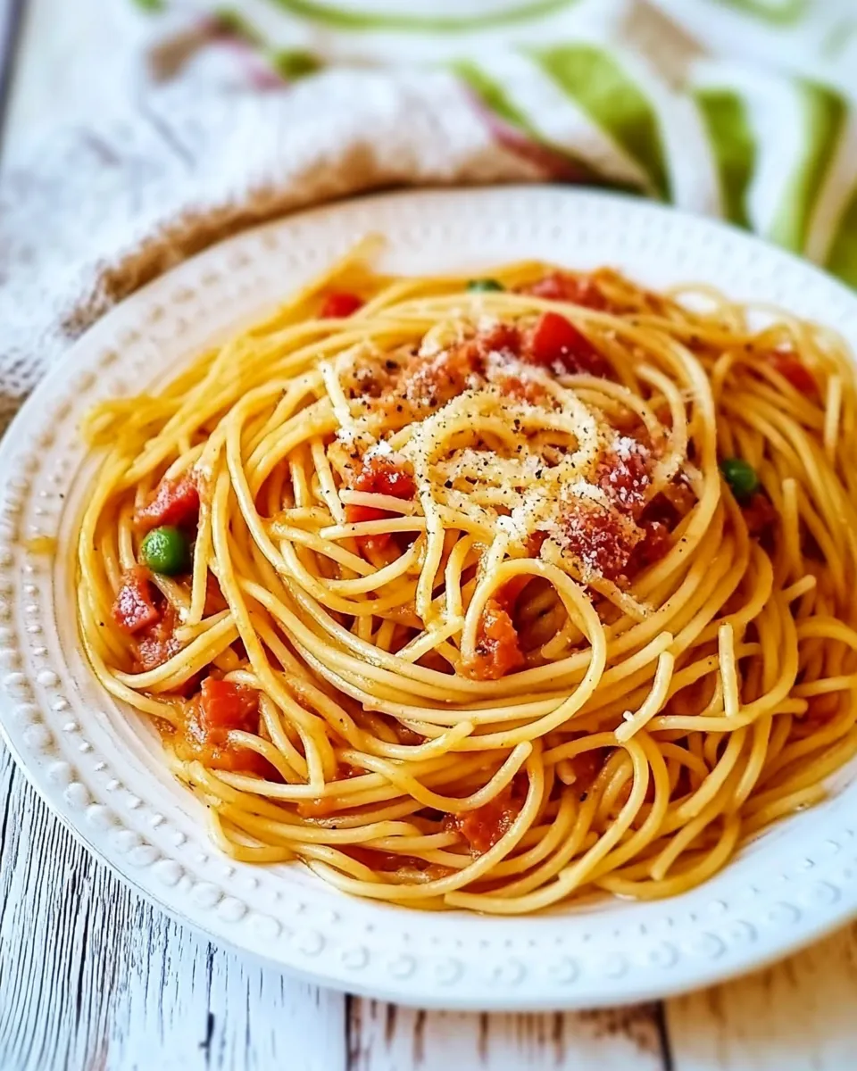 Easy Dominican Spaghetti (Espaguetis) recipe photo