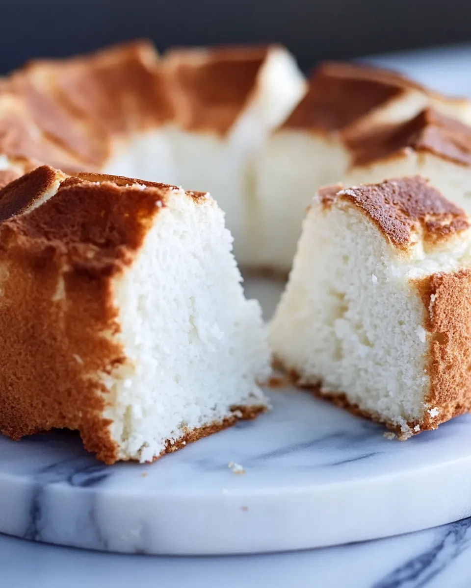 Delicious Easy Angel Food Cake shot