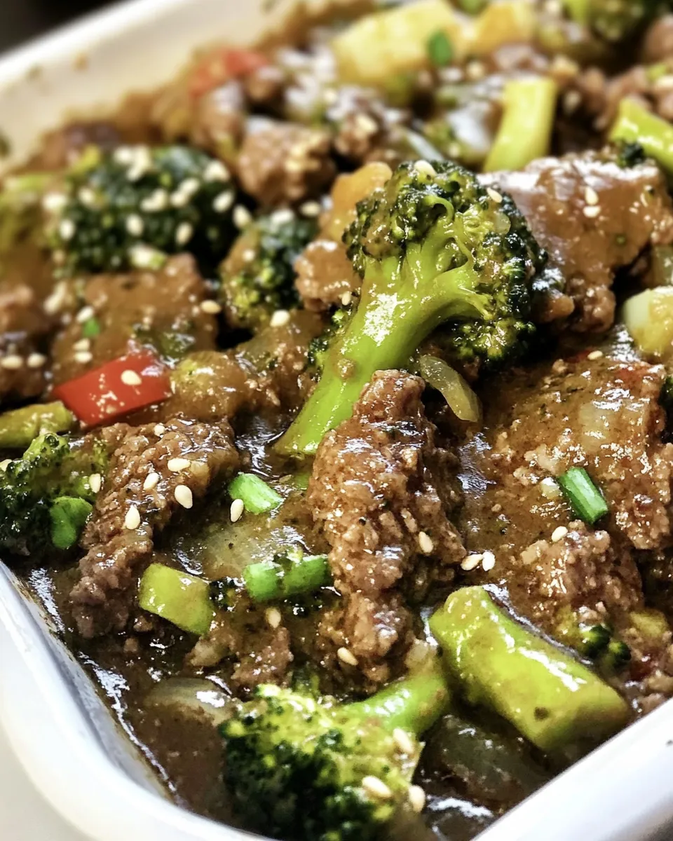 Quick Easy Beef and Broccoli Freezer Meal Recipe recipe photo