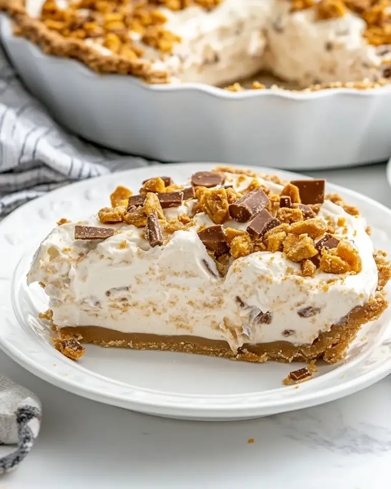 Homemade Easy Butterfinger Pie Recipe photo