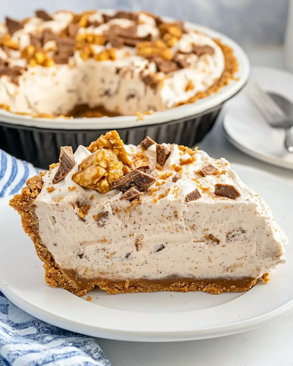 Classic Easy Butterfinger Pie Recipe image