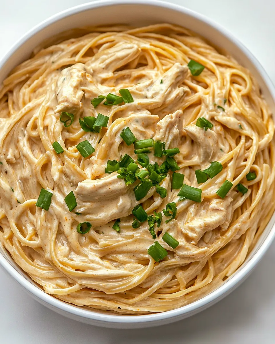 Homemade Easy Cheesy Buffalo Chicken Pasta photo