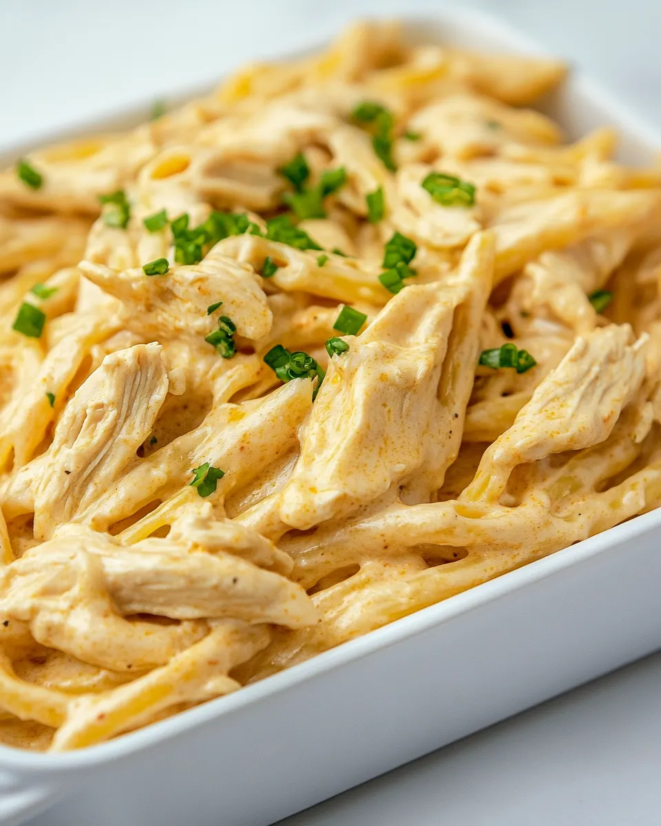 Classic Easy Cheesy Buffalo Chicken Pasta image
