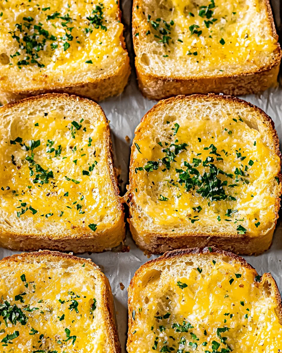 Quick Easy Cheesy Garlic Bread Recipe (Texas Toast Garlic Bread) recipe image