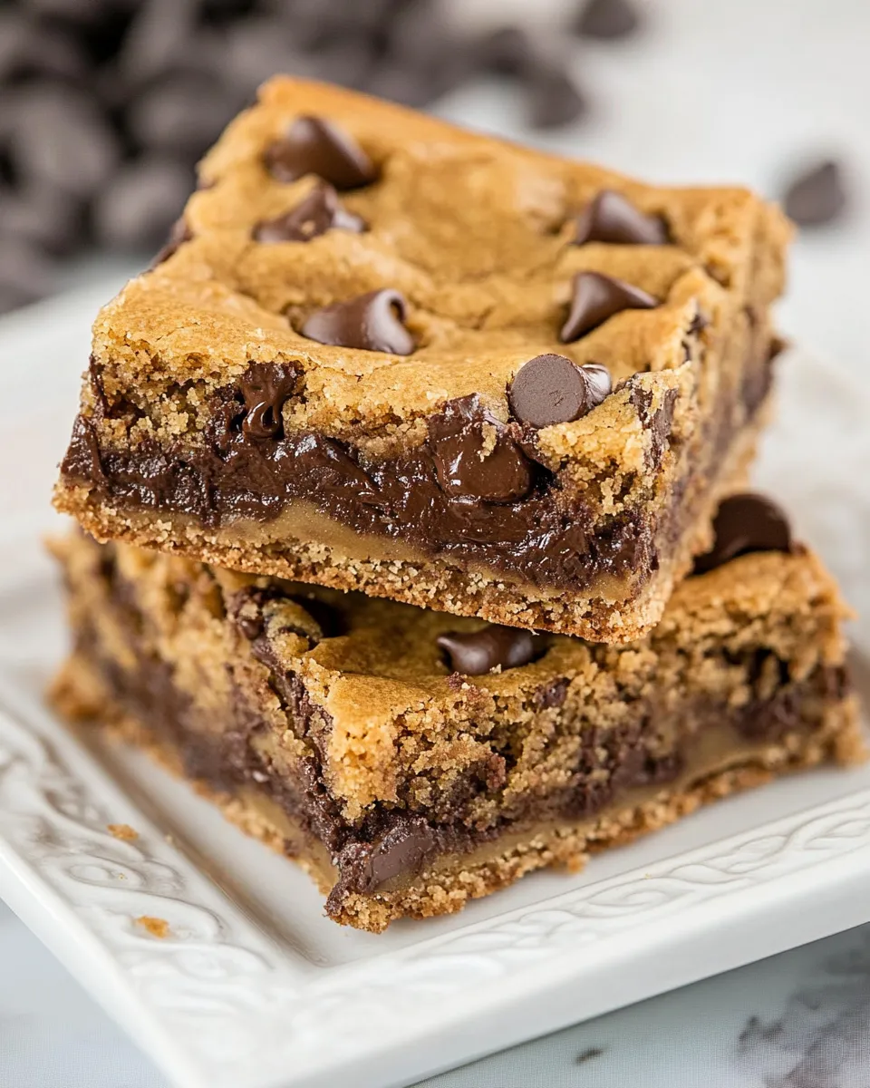 Homemade Easy Chocolate Chip Cookie Bars photo
