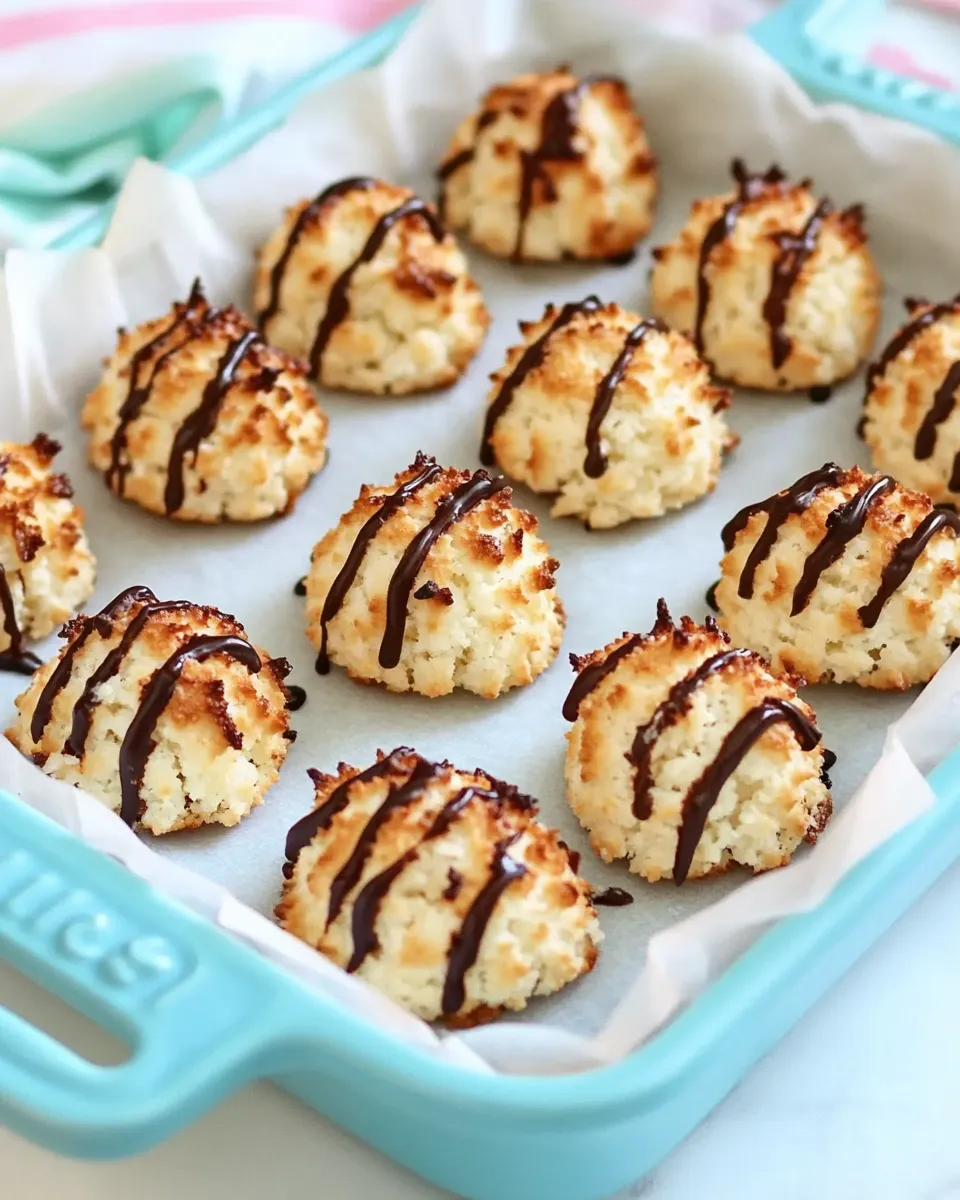 Delicious Easy Coconut Macaroons recipe photo