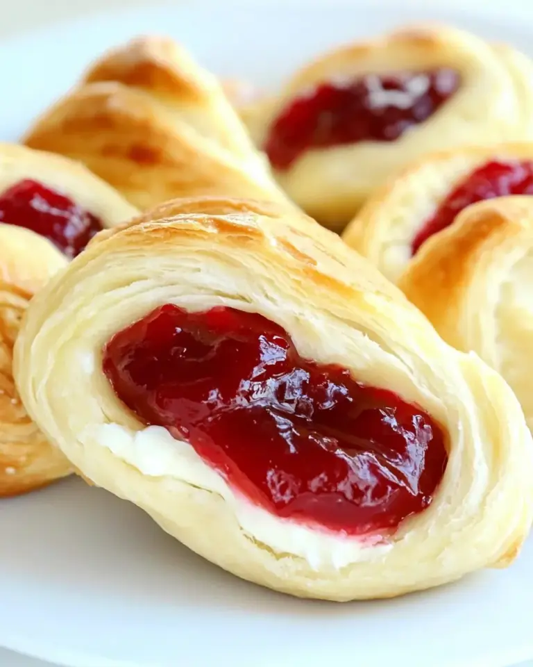 Homemade Easy Cream Cheese and Jam Danish Recipe photo