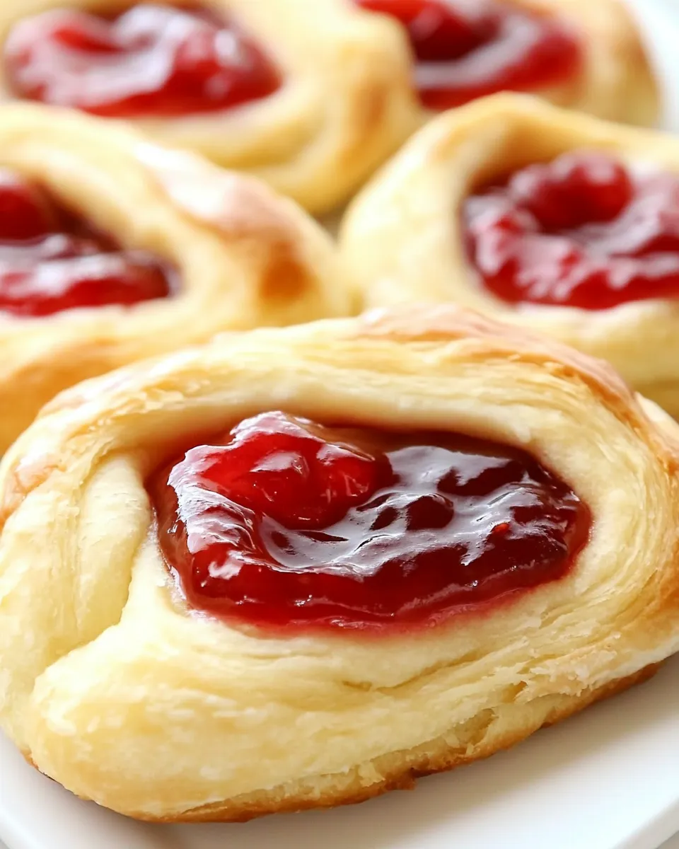 Delicious Easy Cream Cheese and Jam Danish Recipe shot