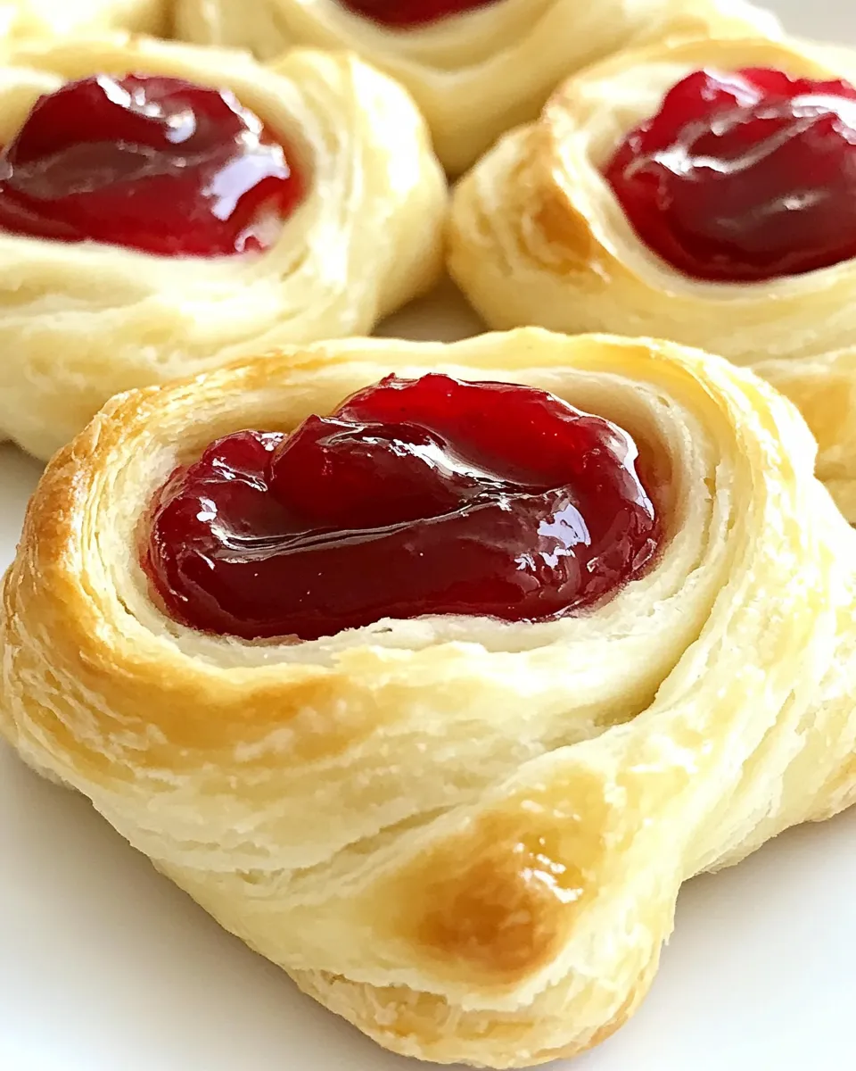 Tasty Easy Cream Cheese and Jam Danish Recipe dish photo