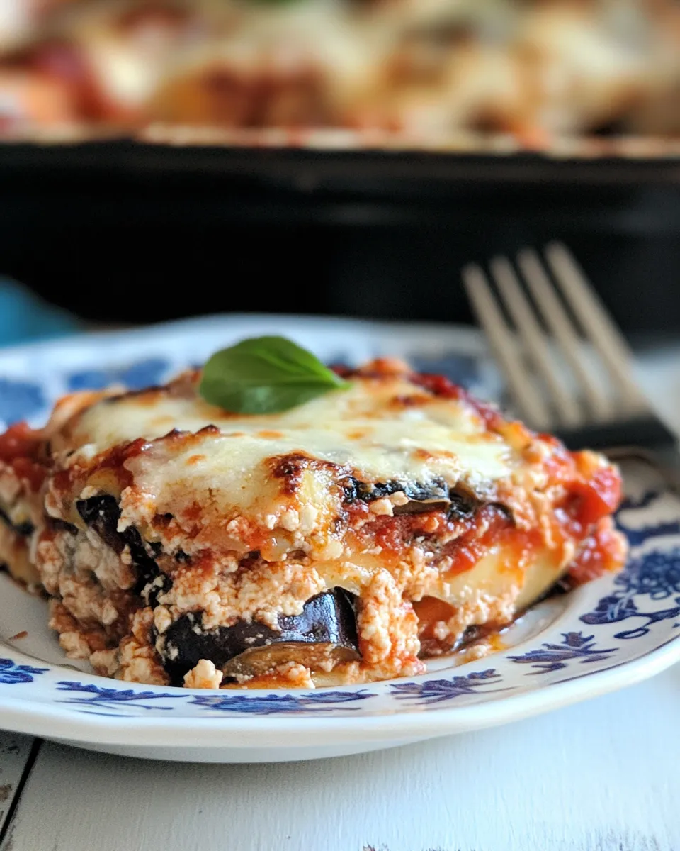 Homemade Easy Eggplant Lasagna Recipe photo