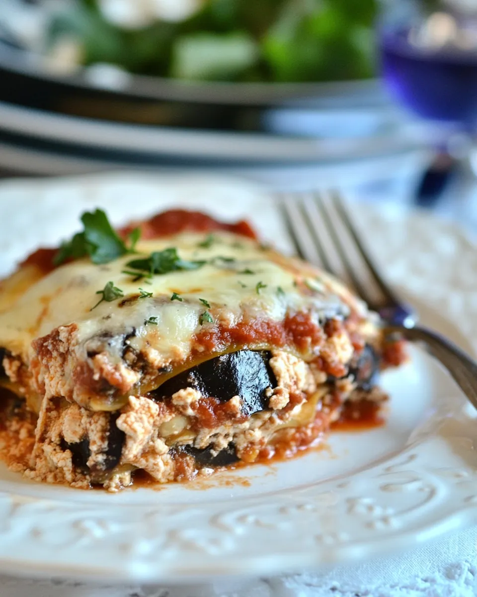 Delicious Easy Eggplant Lasagna Recipe shot