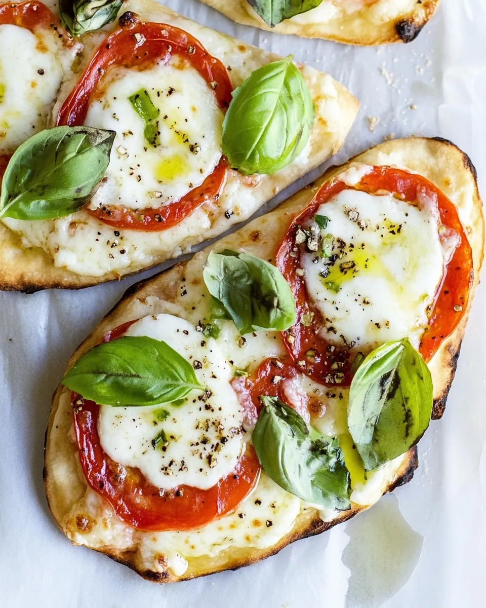 Quick Easy Flatbread Pizza shot