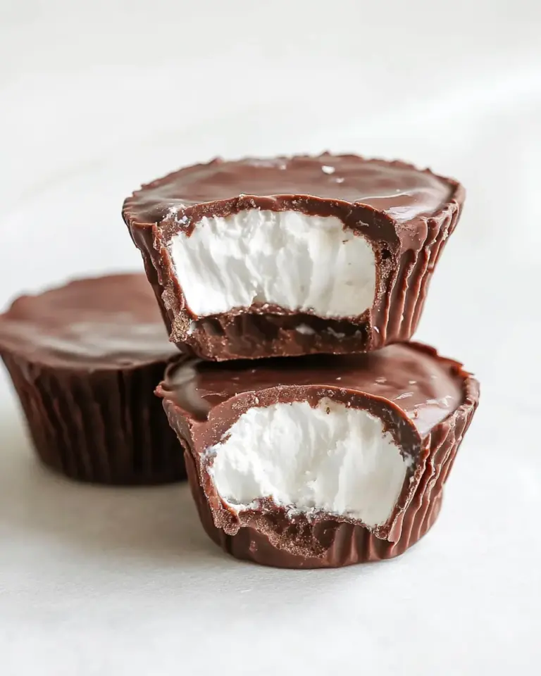 Savory Easy Homemade Mallo Cups. recipe image