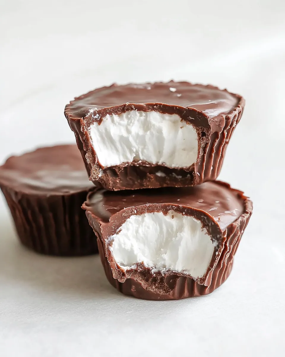Savory Easy Homemade Mallo Cups. recipe image