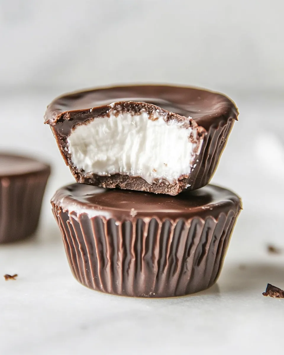 Homemade Easy Homemade Mallo Cups. recipe image