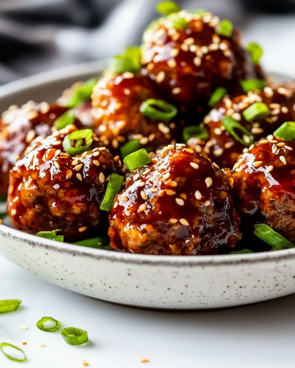 Delicious Easy Korean Meatballs Recipe shot