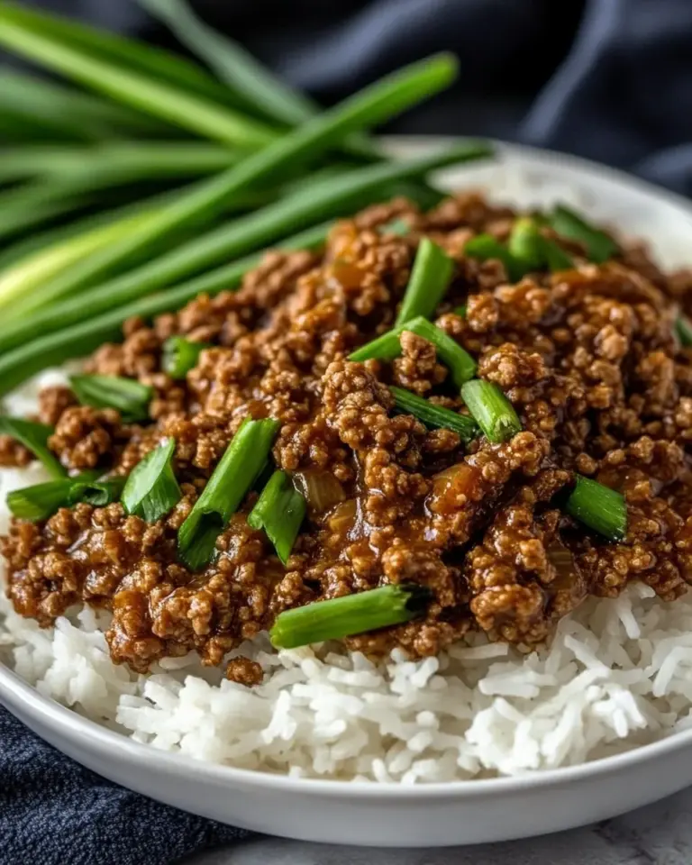 Homemade Easy Mongolian Ground Beef Recipe photo